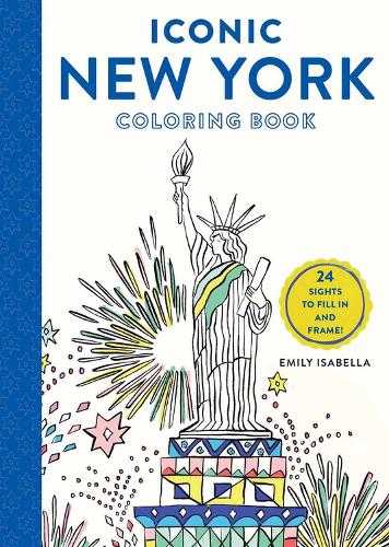 Бумажная книга «Iconic New York Coloring Book: 24 Sights to Fill In and Frame», автор Эмили Изабелла - фото №1