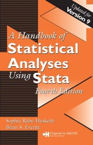 Паперова книга «Handbook of Statistical Analyses Using Stata», автор Брайан С. Еверітт - фото №1