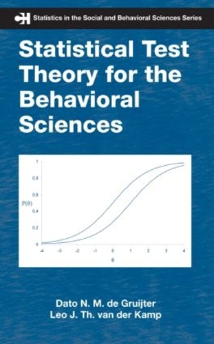 Бумажная книга «Statistical Test Theory for the Behavioral Sciences», авторов Дато Н. М. де Грюйтер, Лео Дж. Т. ван дер Камп - фото №1