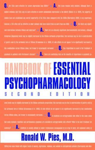 Паперова книга «Handbook of Essential Psychopharmacology», автор Рональд В. Пайс - фото №1