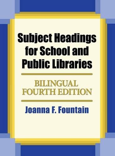 Паперова книга «Subject Headings for School and Public Libraries», автор Джоанна Ф. Фонтейн - фото №1