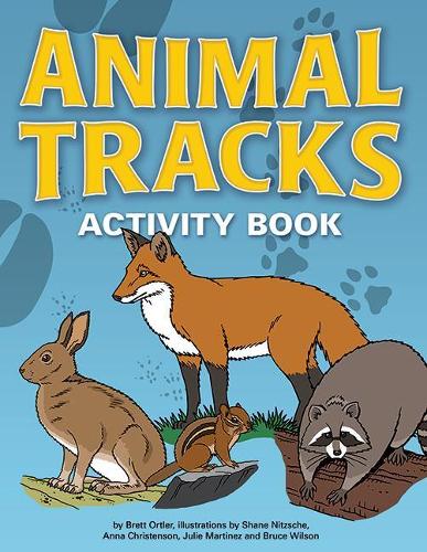 Бумажная книга «Animal Tracks Activity Book» - фото №1