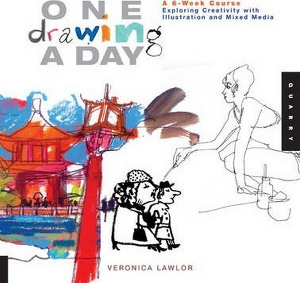 Паперова книга «One Drawing a Day», автор Вероніка Лоулор - фото №1
