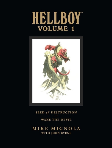 Паперова книга «Hellboy Library Volume 1: Seed Of Destruction And Wake The Devil», авторів Дарк Горс, Майк Міньйола - фото №1