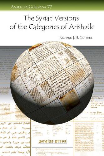 Бумажная книга «The Syriac Versions of the Categories of Aristotle», автор Ричард Готтхейл - фото №1