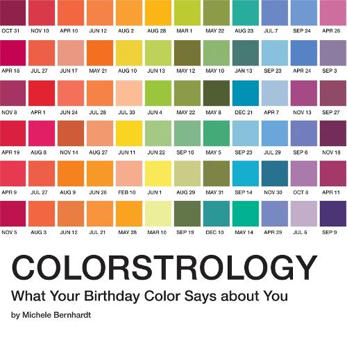 Паперова книга «Colorstrology: What Your Birthday Color Says about You», автор Мішель Бернхардт - фото №1