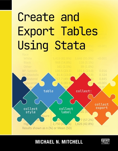 Паперова книга «Create and Export Tables Using Stata», автор Майкл Н. Мітчелл - фото №1