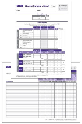 Паперова книга «Student Record and Class Summary Sheets: Grade 3», автор Brookes Publishing co - фото №1