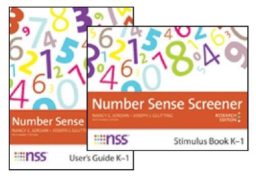 Бумажная книга «Number Sense Screener™ (NSS™) K-1: Record Sheets», авторов Джозеф Дж. Глаттинг, Нэнси К. Джордан, Нэнси Дайсон - фото №1