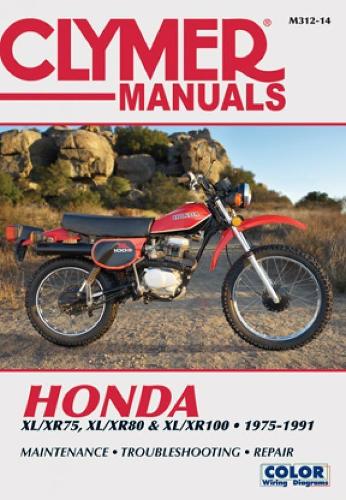 Бумажная книга «Honda XL/XR75, XL/XR80 & XL/XR100 Series Motorcycle (1975-1991) Service Repair Manual», автор Haynes Publishing - фото №1