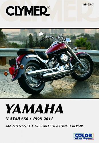 Паперова книга «Yamaha V-Star 650 Manual Motorcycle (1998-2011) Service Repair Manual», автор Haynes Publishing - фото №1