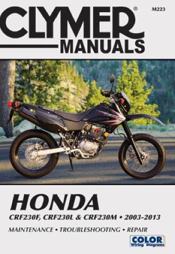 Бумажная книга «Honda CRF230F (2003-2013), CRF230L & CRF230M (2008-2009) Motorcycle Service Repair Manual: 41334», автор Haynes Publishing - фото №1