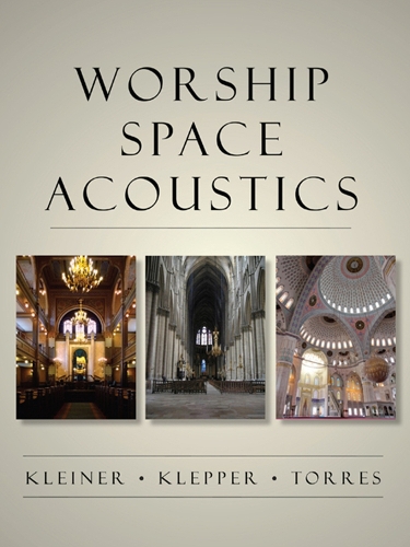 Бумажная книга «Worship Space Acoustics», автор Мендель Клейнер - фото №1