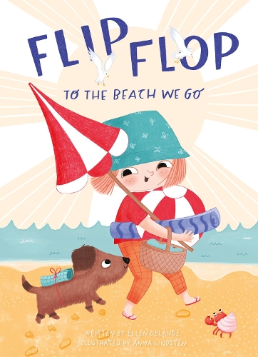Паперова книга «Flip, Flop, to the Beach We Go», автор Еллен Деланж - фото №1