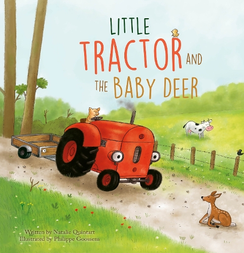 Бумажная книга «Little Tractor and the Baby Deer», автор Натали Квинтарт - фото №1
