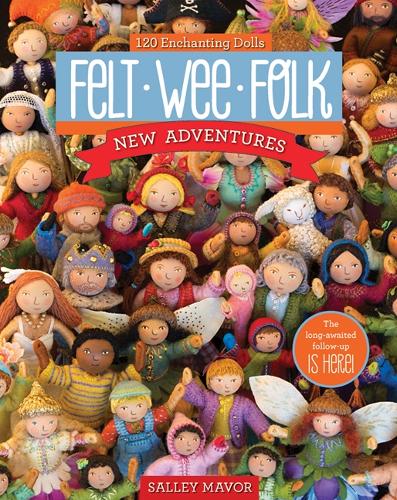 Бумажная книга «Felt Wee Folk - New Adventures: 120 Enchanting Dolls», автор Салли Мавор - фото №1