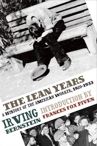 Паперова книга «The Lean Years: A History of the American Worker, 1920-1933», авторів Френсіс Фокс Півен, Ірвінг Бернштейн - фото №1
