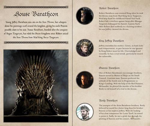 Бумажная книга «Game of Thrones: House Baratheon Hardcover Ruled Journal», автор HBO - фото №1