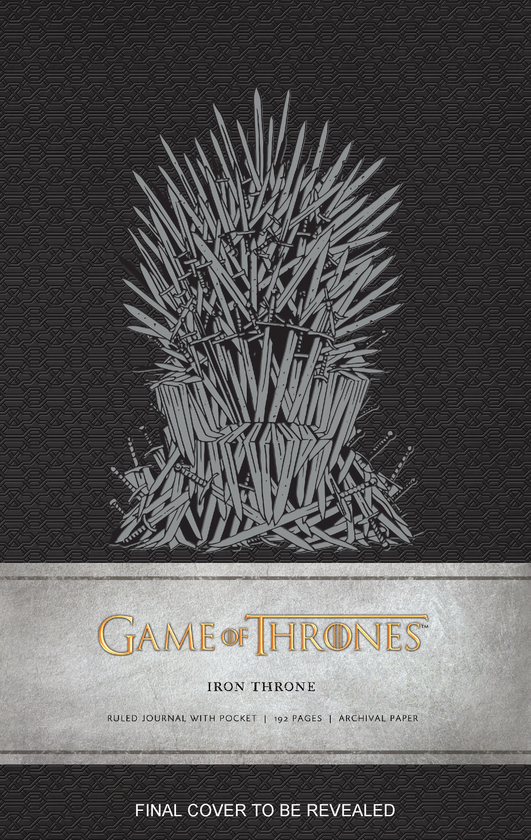 Бумажная книга «Game of Thrones: Iron Throne Hardcover Ruled Journal» - фото №1