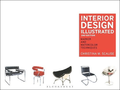 Бумажная книга «Interior Design Illustrated: Marker and Watercolor Techniques», автор Кристина М. Скалис - фото №1