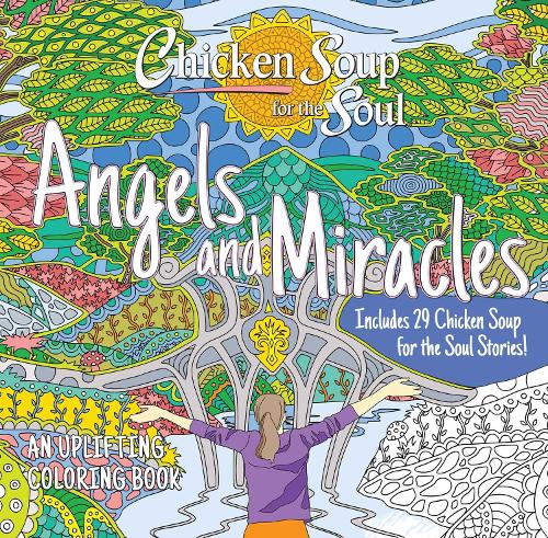 Паперова книга «Chicken Soup for the Soul: Angels and Miracles Coloring Book», автор Емі Ньюмарк - фото №1