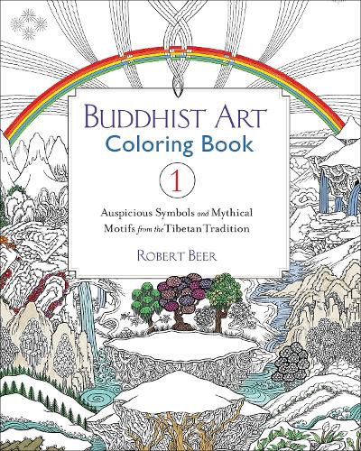 Бумажная книга «Buddhist Art Coloring Book 1: Auspicious Symbols and Mythical Motifs from the Tibetan Tradition», автор Роберт Бир - фото №1