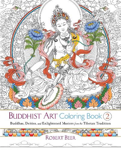 Бумажная книга «Buddhist Art Coloring Book 2: Buddhas, Deities, and Enlightened Masters from the Tibetan Tradition», автор Роберт Бир - фото №1