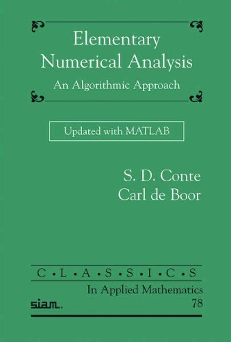 Паперова книга «Elementary Numerical Analysis: An Algorithmic Approach Updated with MATLAB», авторів Карл де Бур, С. Д. Конте - фото №1