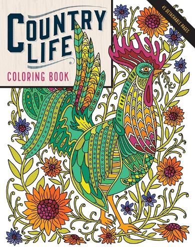 Бумажная книга «Country Life Coloring Book», автор Кейтлин Киган - фото №1