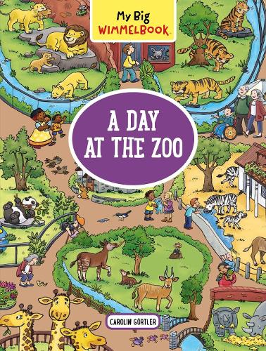 Paper book «My Big Wimmelbook® - A Day at the Zoo: A Look-and-Find Book (Kids Tell the Story)», author Carolin Gortler - фото №1