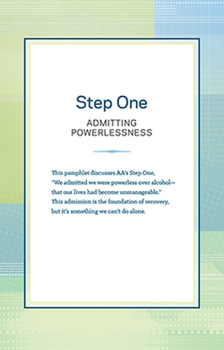 Паперова книга «Step One: Admitting Powerlessness», автор Hazelden Publishing - фото №1