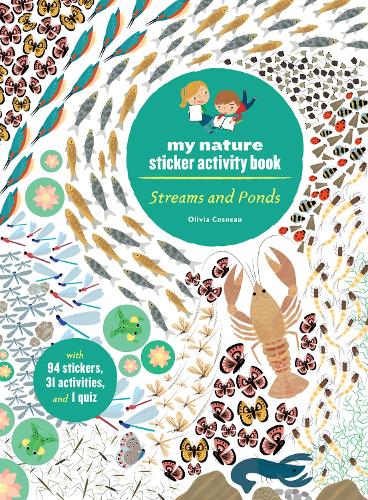 Бумажная книга «Streams and Ponds: My Nature Sticker Activity Book», автор Оливия Косно - фото №1