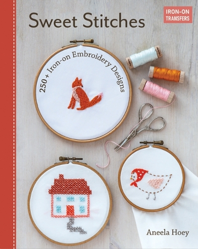 Бумажная книга «Sweet Stitches: 250+ Iron-on Embroidery Designs», автор Анела Хой - фото №1