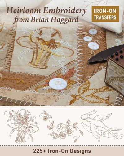 Паперова книга «Heirloom Embroidery from Brian Haggard: 225+ Iron-on Designs», автор Брайан Хаггард - фото №1