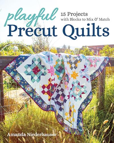 Бумажная книга «Playful Precut Quilts: 15 Projects with Blocks to Mix & Match», автор Аманда Нидерхаузер - фото №1