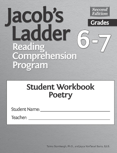 Паперова книга «Jacob's Ladder Reading Comprehension Program: Grades 6-7, Student Workbooks, Poetry (Set of 5)», авторів Джойс ВанТассел-Баска, Тамра Стембо - фото №1