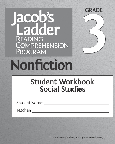 [object Object] «Jacob's Ladder Reading Comprehension Program: Nonfiction Grade 3, Student Workbooks, Social Studies (Set of 5)», авторів Джойс ВанТассел-Баска, Тамра Стембо - фото №1