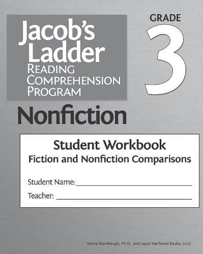 [object Object] «Jacob's Ladder Reading Comprehension Program: Nonfiction Grade 3, Student Workbooks, Fiction and Nonfiction Comparisons (Set of 5)», авторів Джойс ВанТассел-Баска, Тамра Стембо - фото №1
