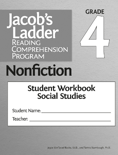 [object Object] «Jacob's Ladder Reading Comprehension Program: Nonfiction Grade 4, Student Workbooks, Social Studies (Set of 5)», авторів Джойс ВанТассел-Баска, Тамра Стембо - фото №1