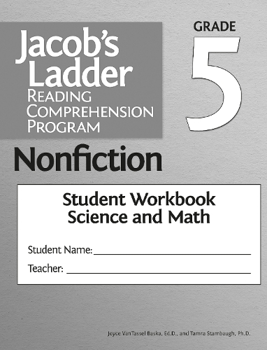 [object Object] «Jacob's Ladder Reading Comprehension Program: Nonfiction Student Workbooks, Grade 5, Science and Math (Set of 5)», авторів Джойс ВанТассел-Баска, Тамра Стембо - фото №1