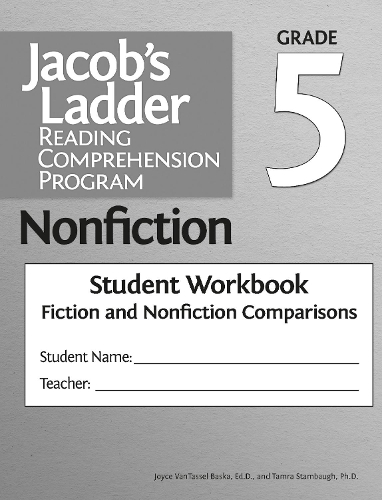 [object Object] «Jacob's Ladder Reading Comprehension Program: Nonfiction Student Workbooks, Grade 5, Fiction and Nonfiction Comparisons (Set of 5)», авторів Джойс ВанТассел-Баска, Тамра Стембо - фото №1