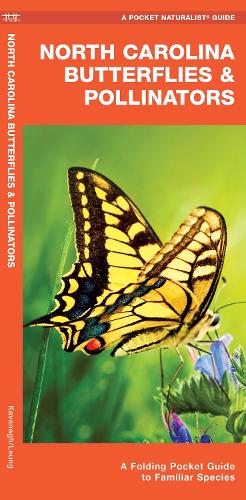 Бумажная книга «North Carolina Butterflies & Pollinators: A Folding Pocket Guide to Familiar Species», автор Джеймс Кавана - фото №1