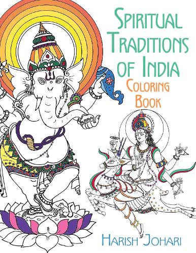 Паперова книга «Spiritual Traditions of India Coloring Book», автор Харіш Джохарі - фото №1