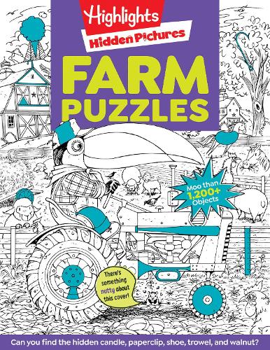[object Object] «Farm Puzzles: Ultimate Farm Picture Puzzle Book with Over 1,200 Objects to Seek and Find, Farm-Themed Activity Book for Kids 6 and Older», автор Хайлайтс - фото №1