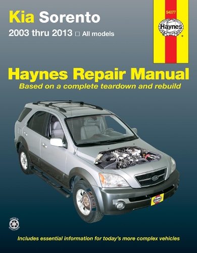 Бумажная книга «Kia Sorento 2003-13», автор Haynes Publishing - фото №1