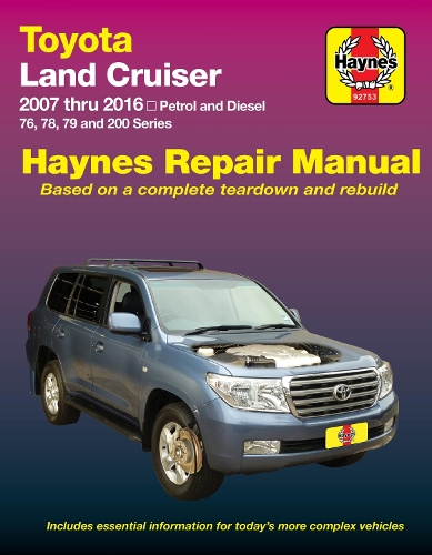Бумажная книга «Toyota Land Cruiser Petrol And Diesel: 2007-2015», автор Haynes Publishing - фото №1