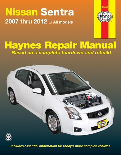 Паперова книга «Nissan Sentra all models from (2007-2012) Haynes Repair Manual (USA): 2007-12», автор Haynes Publishing - фото №1