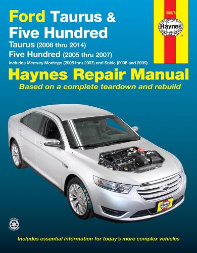 Бумажная книга «Ford Taurus (08-14) & Five Hundred (05-07) & Mercury Montego (05-07) & Sable (08-09) Haynes Repair Manual (USA)», автор Haynes Publishing - фото №1