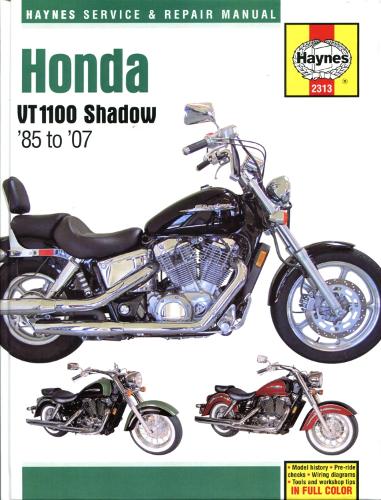 Бумажная книга «Honda VT1100 Shadow (85-07) Haynes Repair Manual», автор Haynes Publishing - фото №1