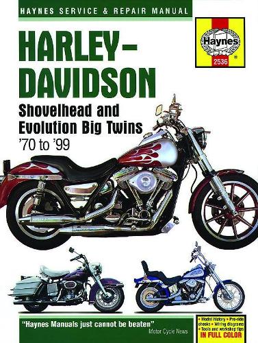 Бумажная книга «Harley-Davidson Shovelhead & Evolution Big Twins (70-99) Haynes Repair Manual: 1970 - 1999», автор Haynes Publishing - фото №1